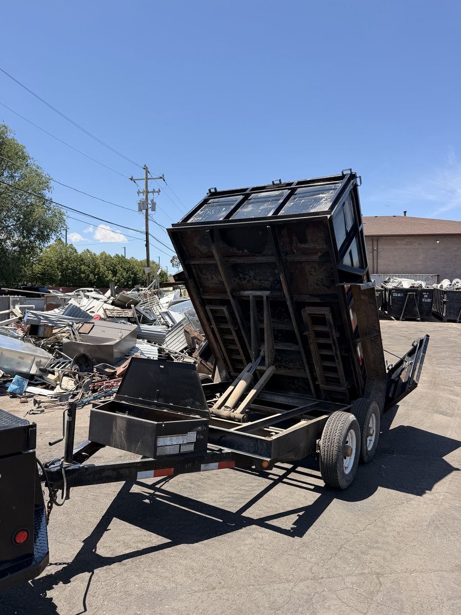 Heavy Duty Tandem Axle Hydraulic Dump Trailer with Toolbox