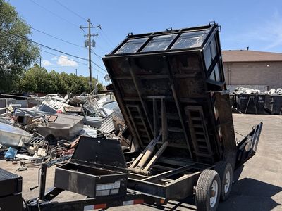 Heavy Duty Tandem Axle Hydraulic Dump Trailer with Toolbox