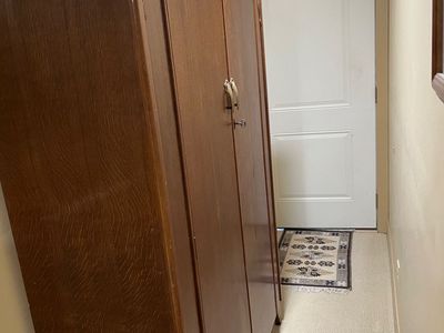 1930’s Antique English Harris Lebus Art Deco Wardrobe