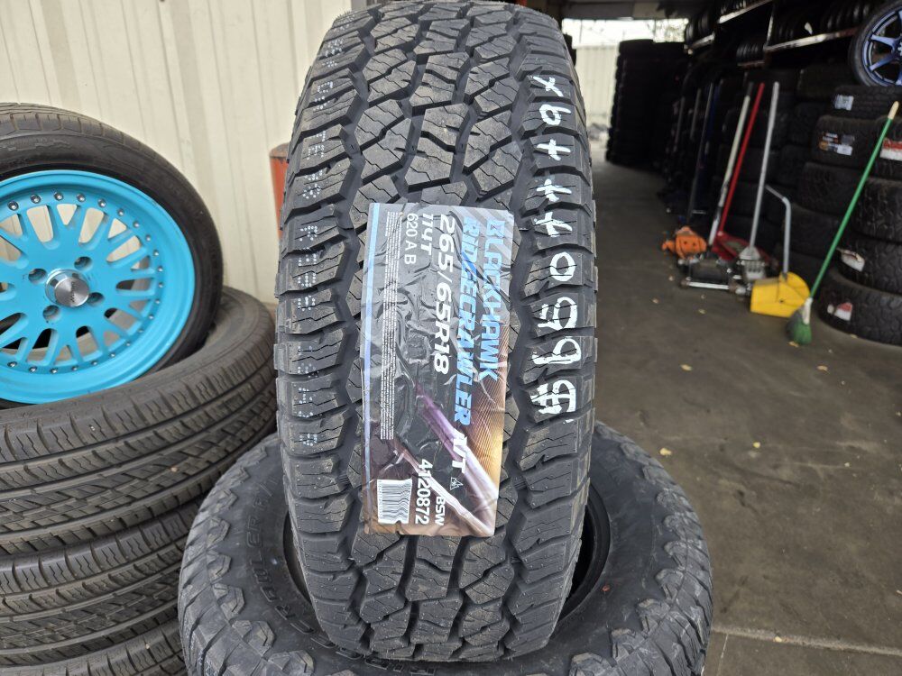SET 265/65R18 BLACKHAWK RIDGECRAWLER A/T