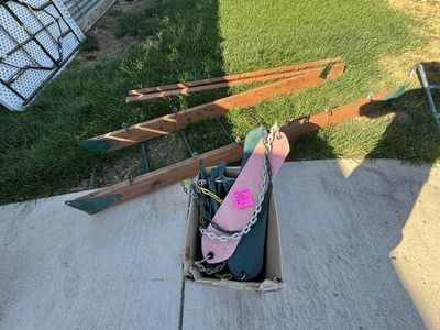 Used Swing Set Frame and Seats - Ready for Outdoor Fun