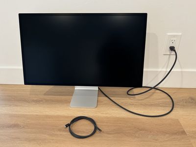 Apple Studio Display 5K 27” Nano-texture Glass Tilt & Height Adjustable Stand for Mac Computers Mac mini MacBook Pro Air