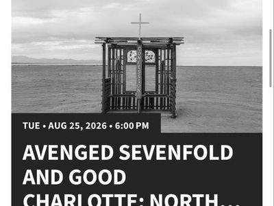 1 extra GA Avenged Sevenfold Good Charlotte ticket