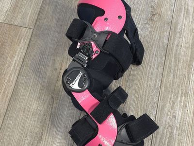 Townsend Thusane Knee Brace Adjustable Height Support PINK ACL Relief Right XXL