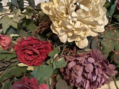 Silk Floral Arrangement Swag