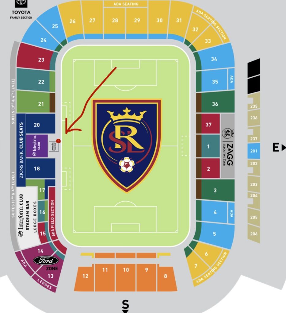 Miami vs RSL *Best (4) Seats in Stadium.