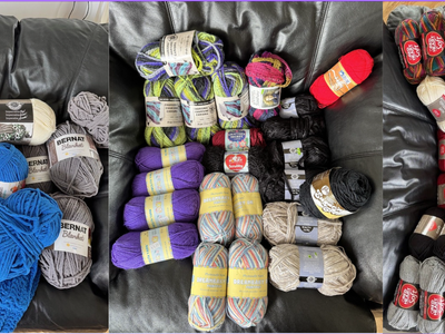 HUGE lot of 52 Skeins of Yarn! Bernat, Red Heart, Loops & Threads, Plymouth DreamBaby, & More! Save BIG when buying the lot!