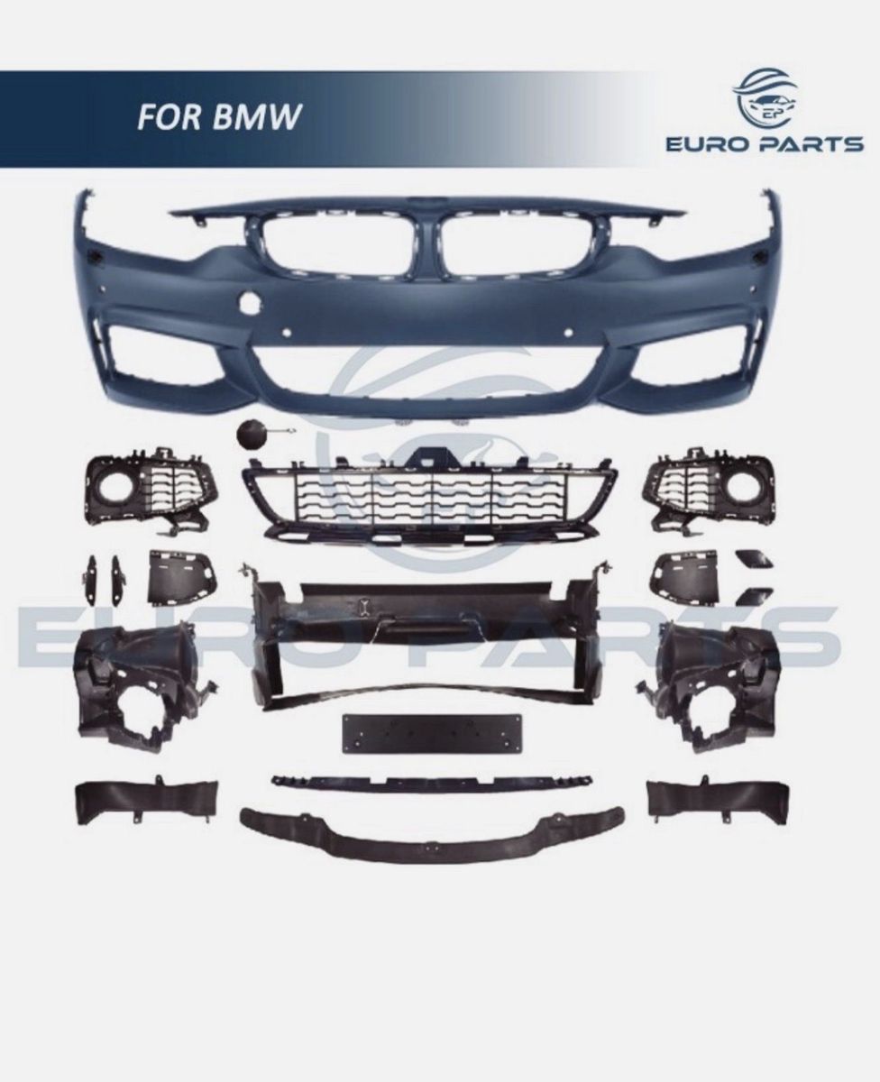 For 2014~2020 BMW 4 Series F32 F33 F36 M-Tech Style Front Bumper Kit w/PDC Hole