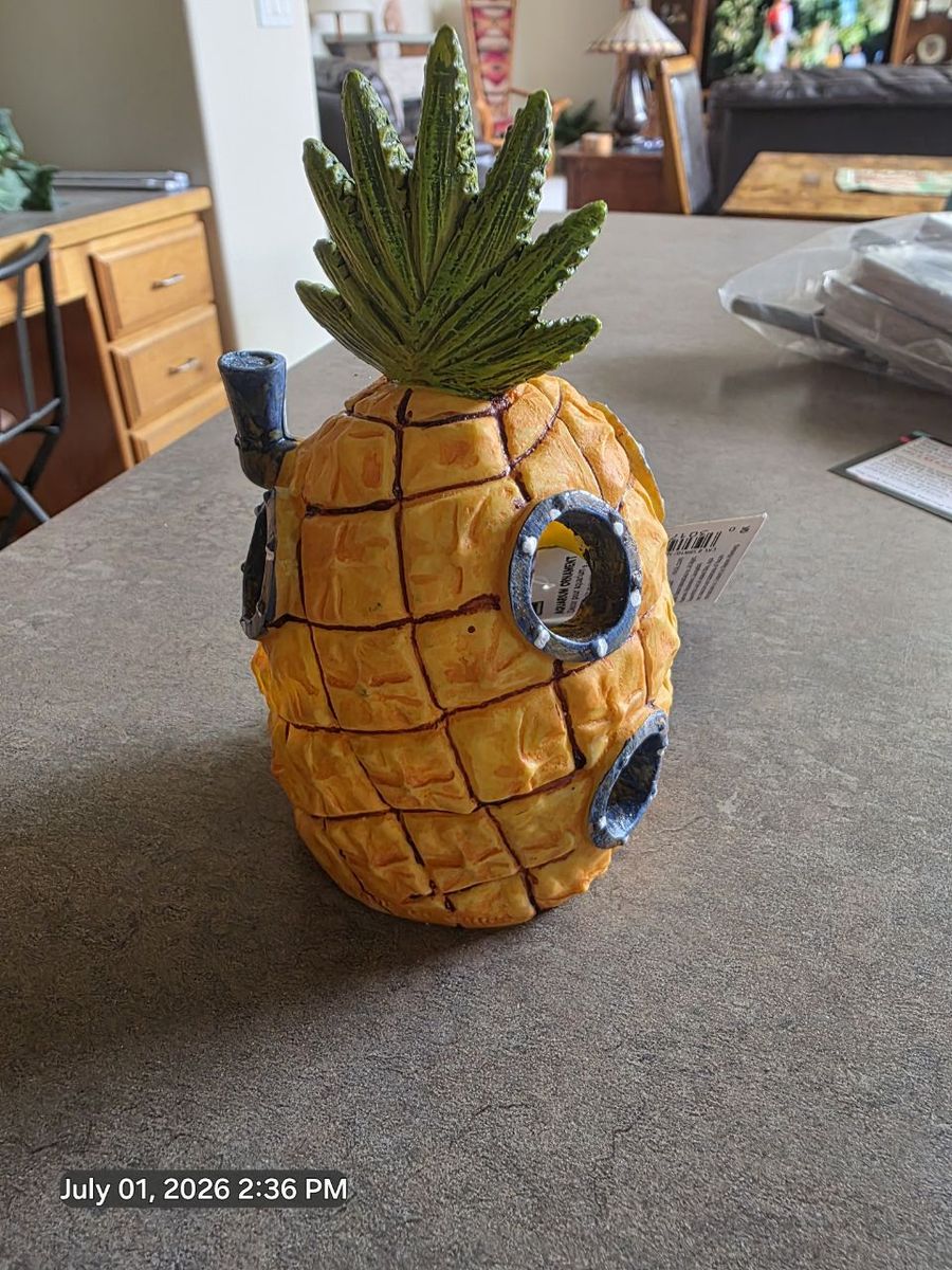 Penn Plax Spongebob Squarepants Aquarium Decor Brand New