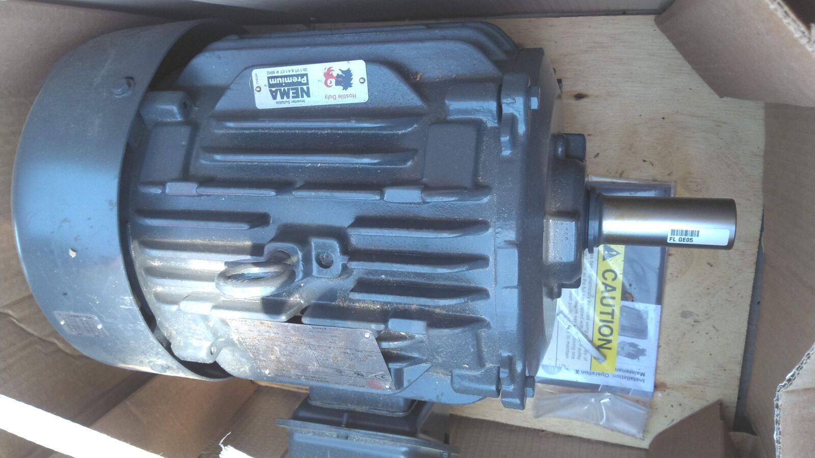 US Motors Nidec Model #: GE05