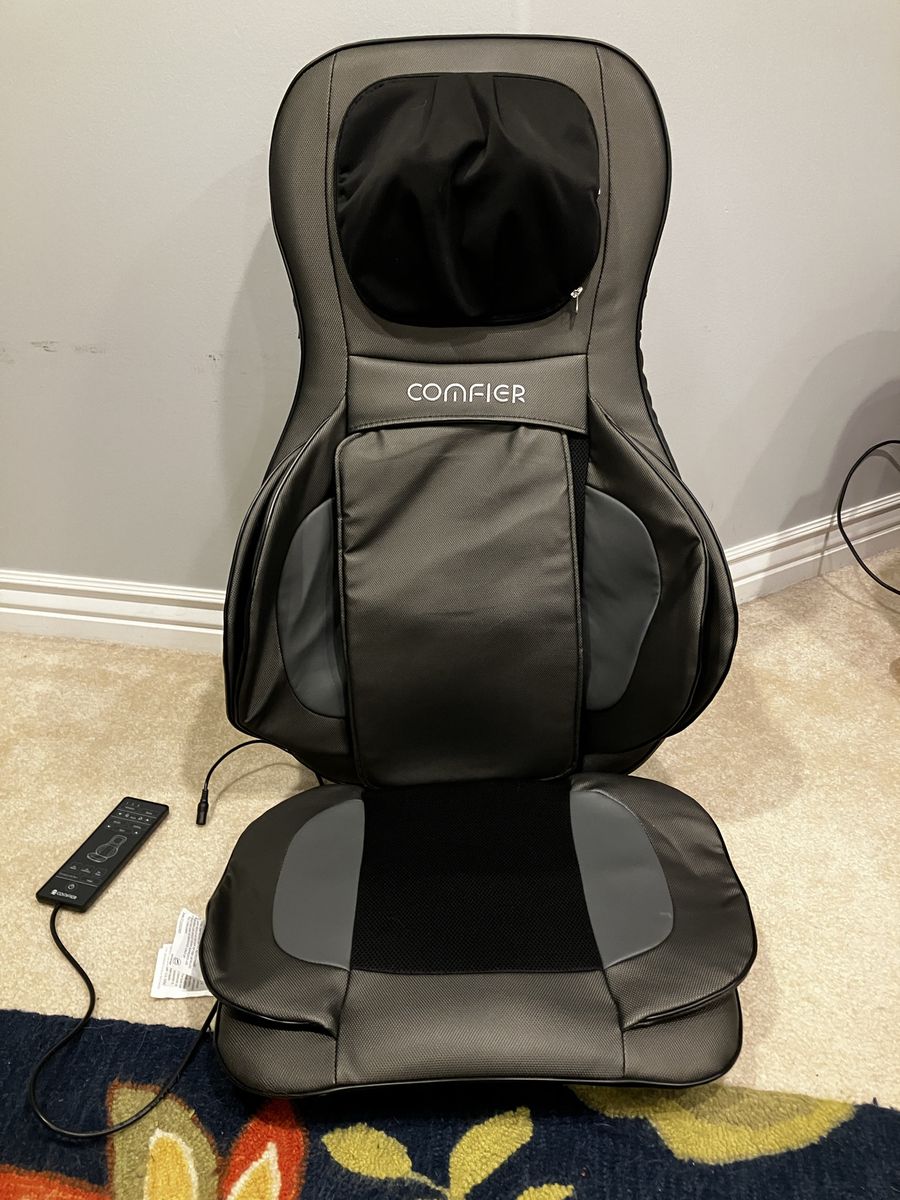 Comfier CF-2309A Neck and Back Massager with Shiatsu, Rolling, Heat, and Vibration