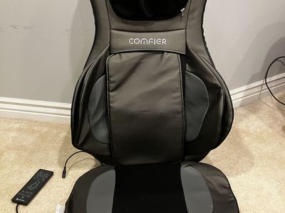 Comfier CF-2309A Neck and Back Massager with Shiatsu, Rolling, Heat, and Vibration