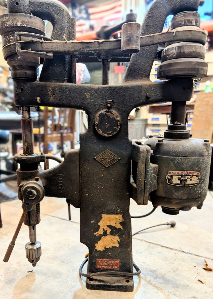 Vintage C.H. Gosiger Machinery Co. Heavy Duty Industrial Drill Press