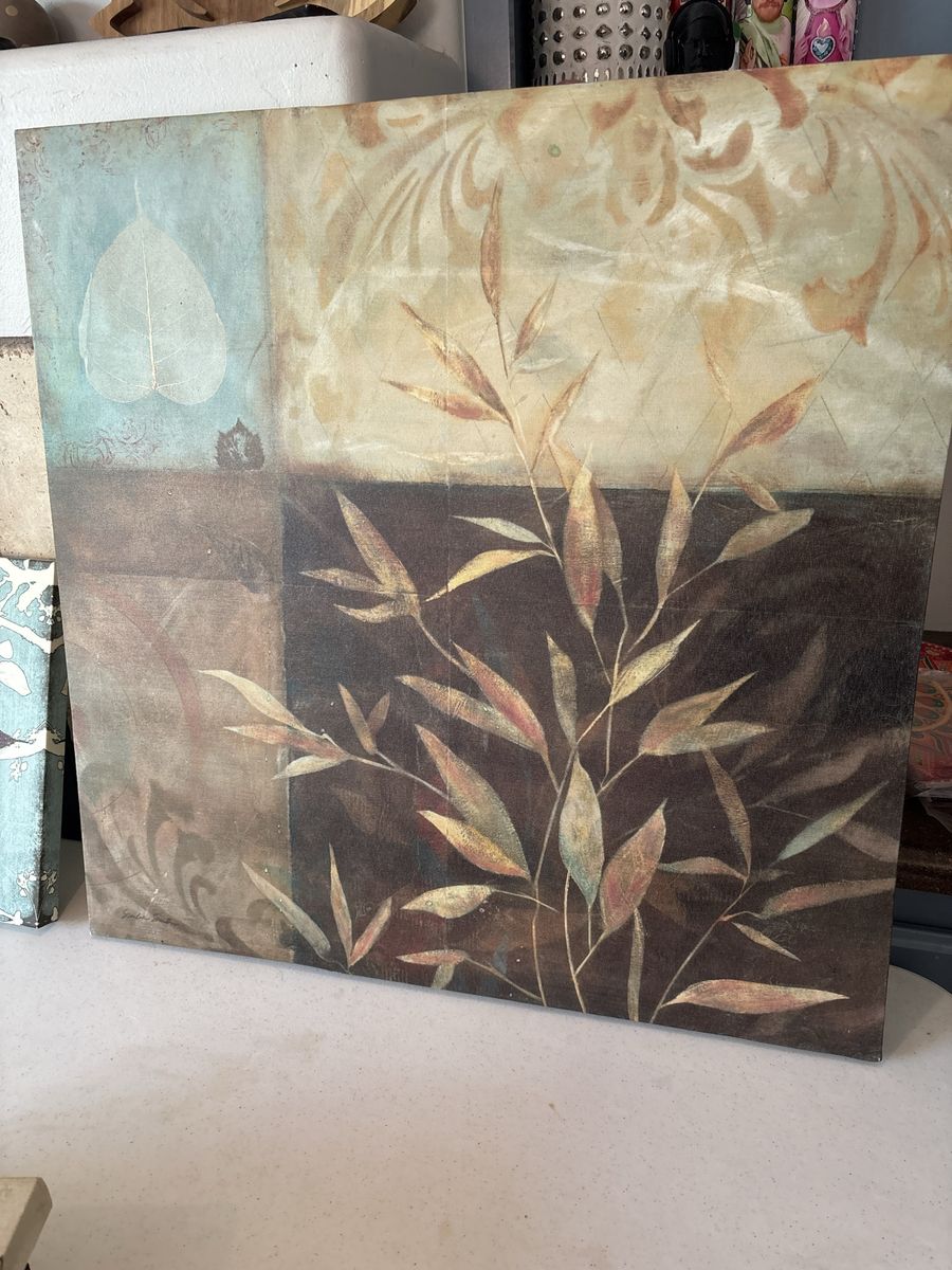Canvas (some prints) Wall Art Decor Set - Floral, Botanical, and Bird Designs, etc