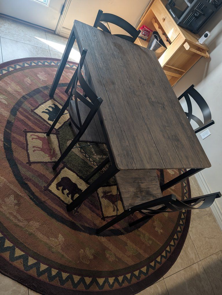 dining room table and chairs