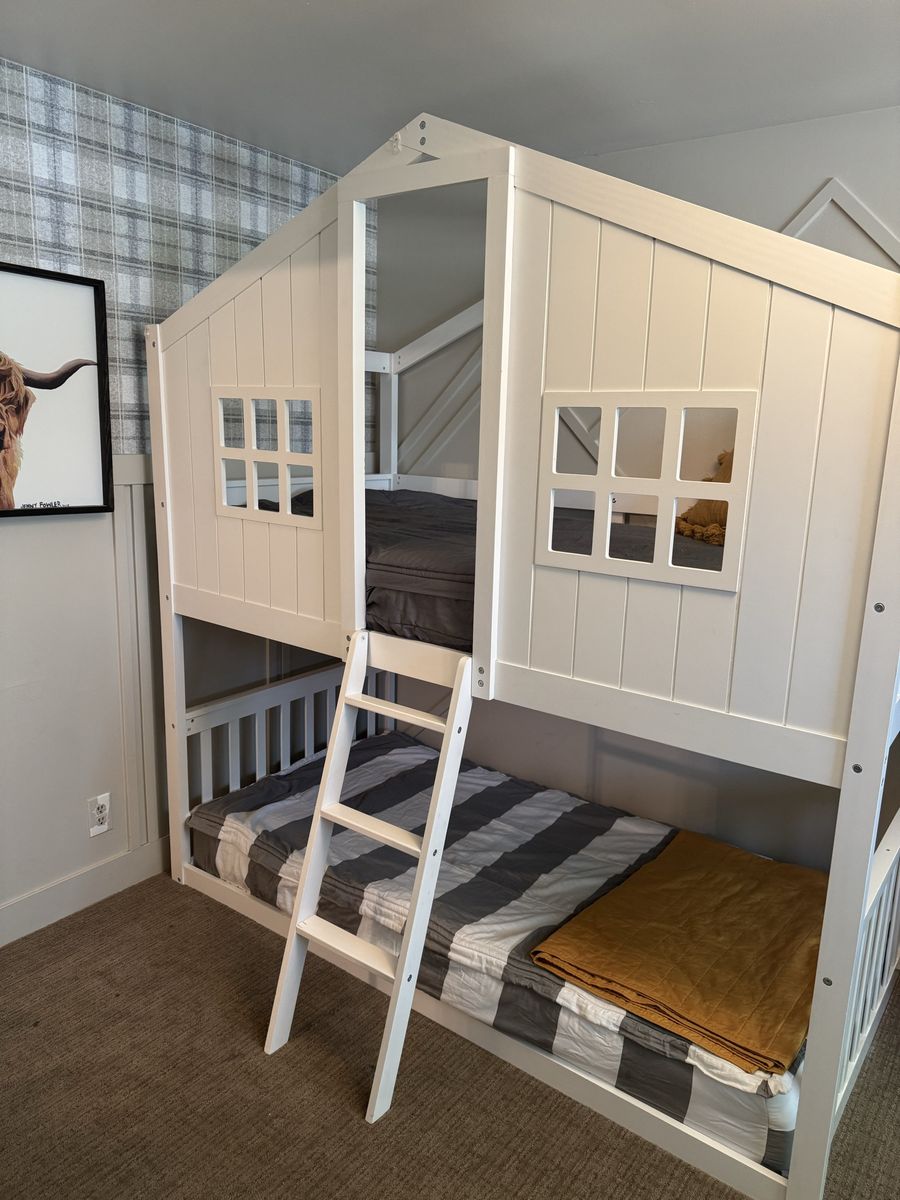 Twin over twin bunk bed