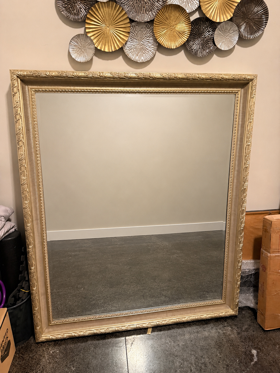 Large Mirror, Heirloom Quality. $150 or best offer. Must go due to move.