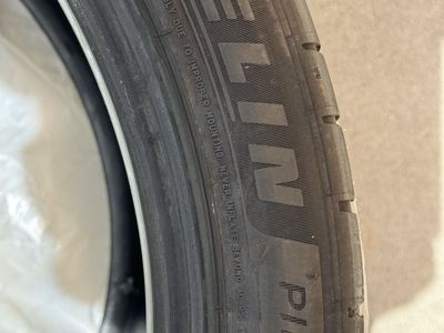 Michelin Pilot Sport 4S Tires, 3 half tread tires off a C 8 corvette