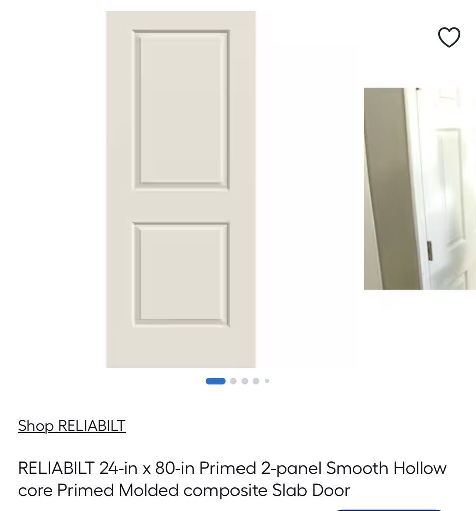 24x 80 White Panel Door