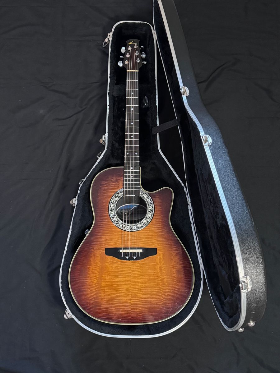Must go! Ovation Pinnacle Series 386T Acoustic / Electric Guitar