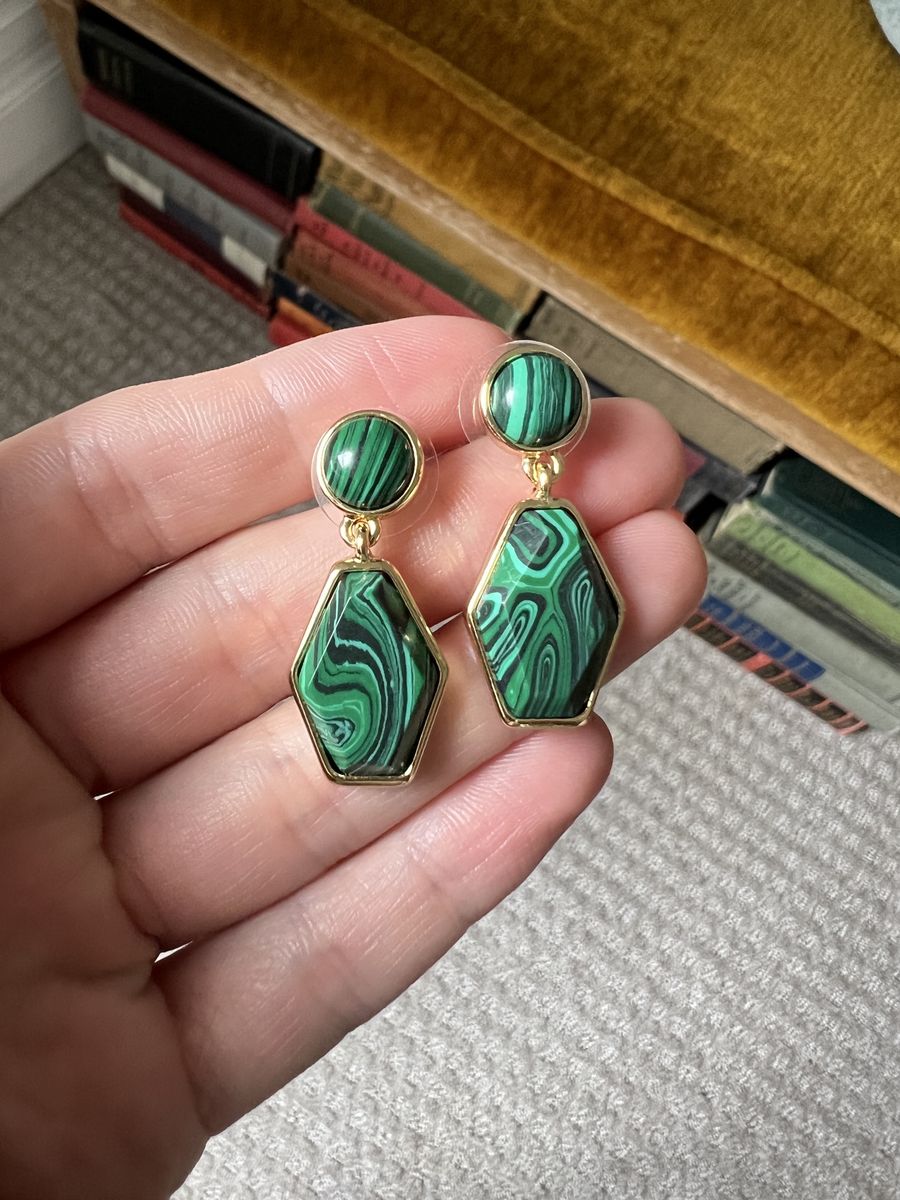 Green Earrings