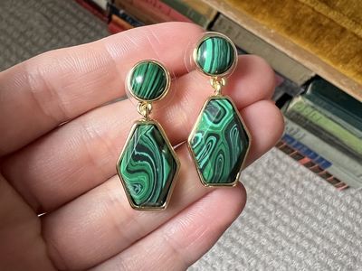 Green Earrings