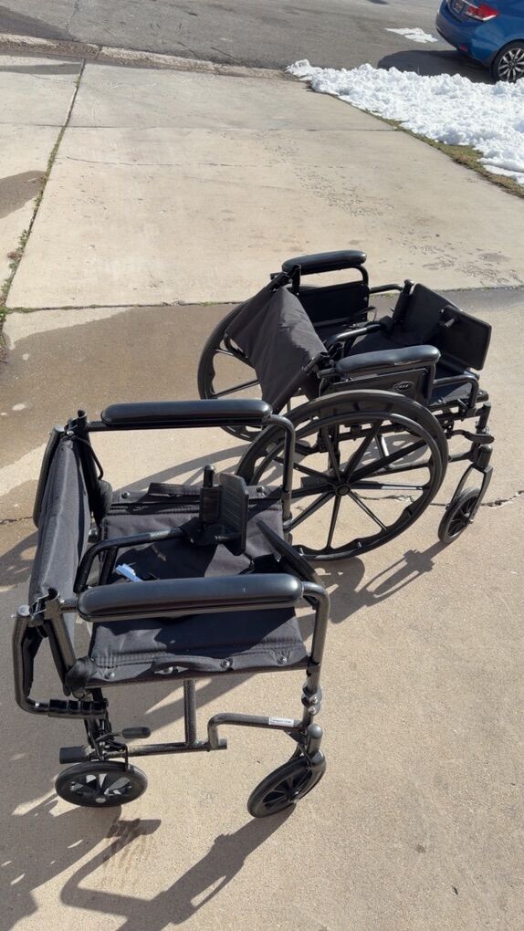 Transport CHAIR Or Harmon Wheelchair Like NEW