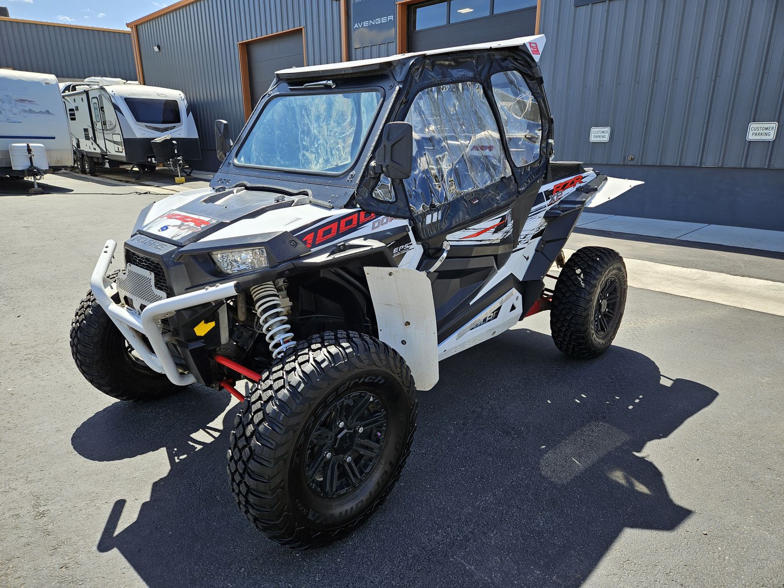Enclosed 2014 Polaris RZR 1000 XP EPS Walker Evans