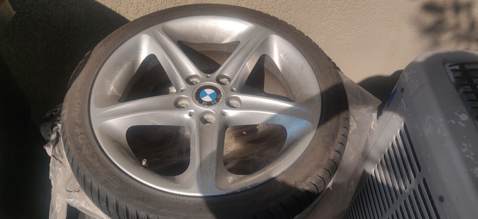 4 BMW rims and snow tires