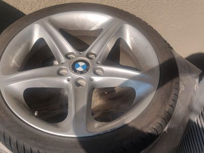 4 BMW rims and snow tires