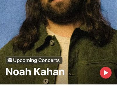 Concert ticket for Noah Kahan SECTION G OBO