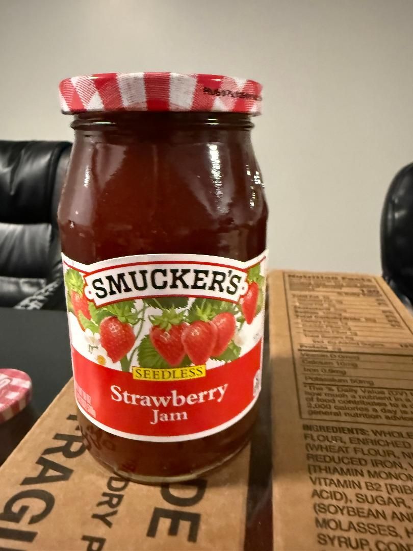 *FLASH SALE* Smucker's strawberry seedless jam 18 ounce CASE PRICE DISCOUNT