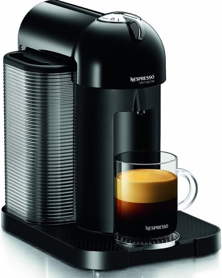 Nespresso GCA1-US-BK-NE VertuoLine Coffee and Espresso Maker, Black