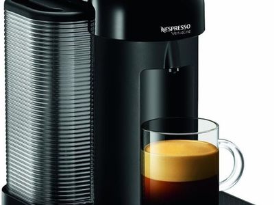 Nespresso GCA1-US-BK-NE VertuoLine Coffee and Espresso Maker, Black