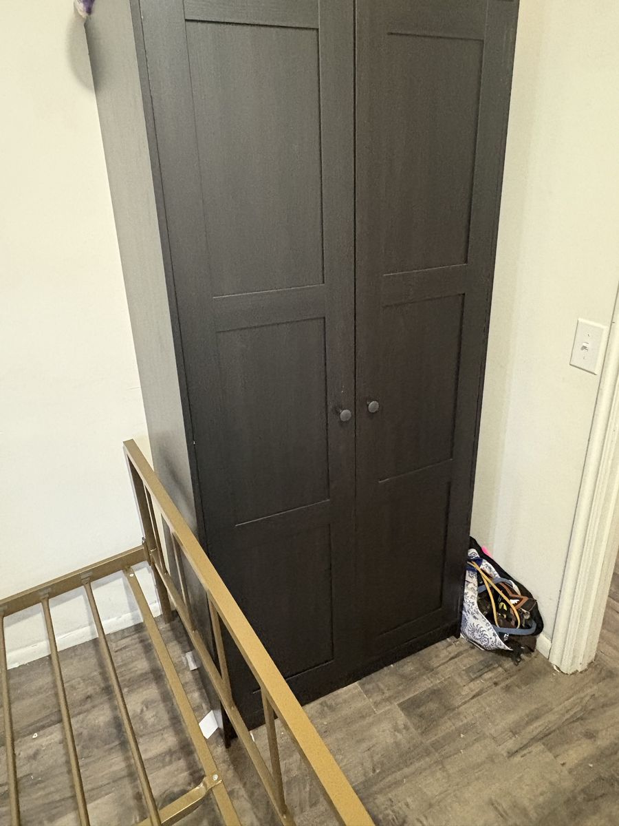 Large black ikea wardrobe!