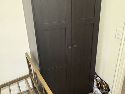 Large black ikea wardrobe!