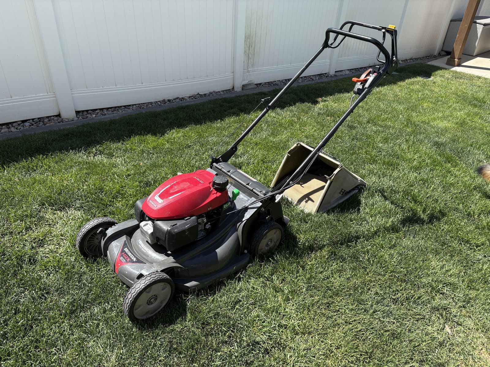 Honda HRX217 Self-Propelled Gas Lawn Mower with Versamow System & Bag