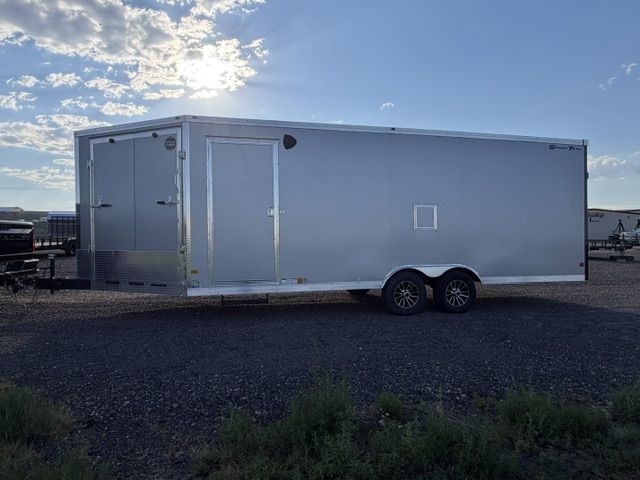 Wells Cargo SportTrac Enclosed Cargo Trailer Dual Axle Silver