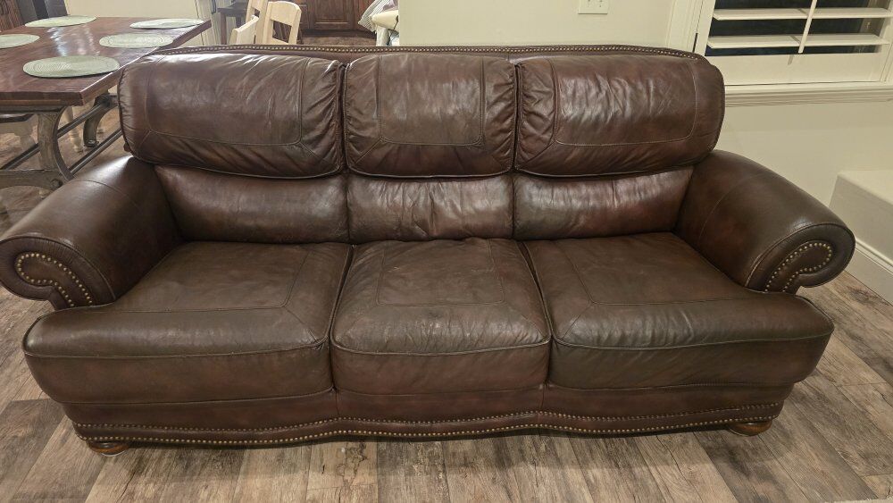 Free Leather Couch and Loveseat