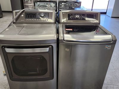 GREAT LG TOPLOAD WASHER AND ELECTRIC DRYER SET! W-WARRANTY