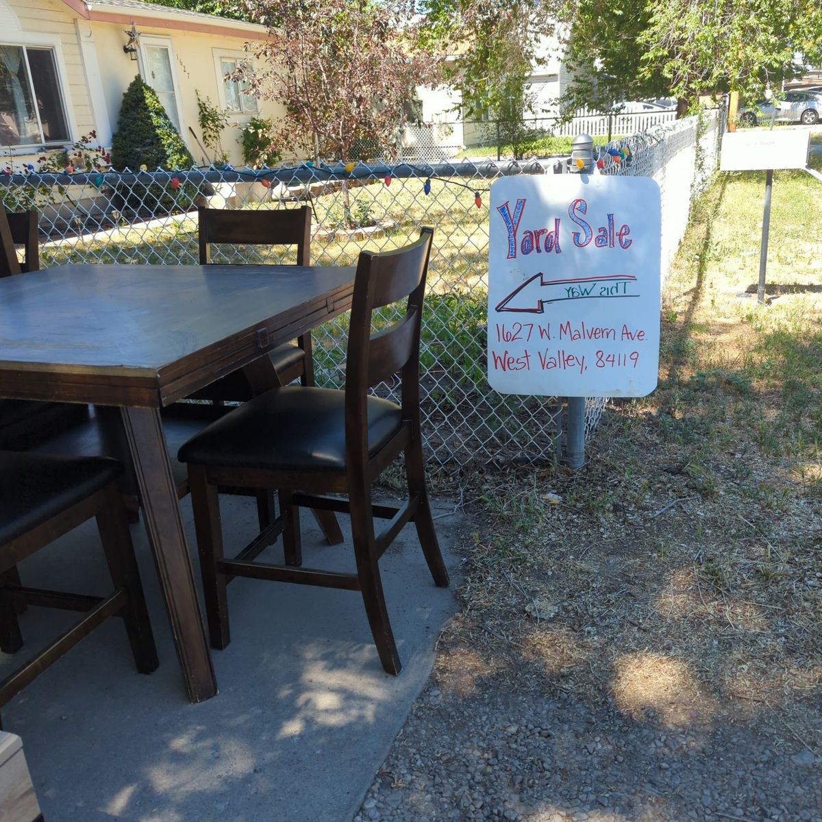 yard sale @ 1627 w Malvern Ave West Valley, 84119