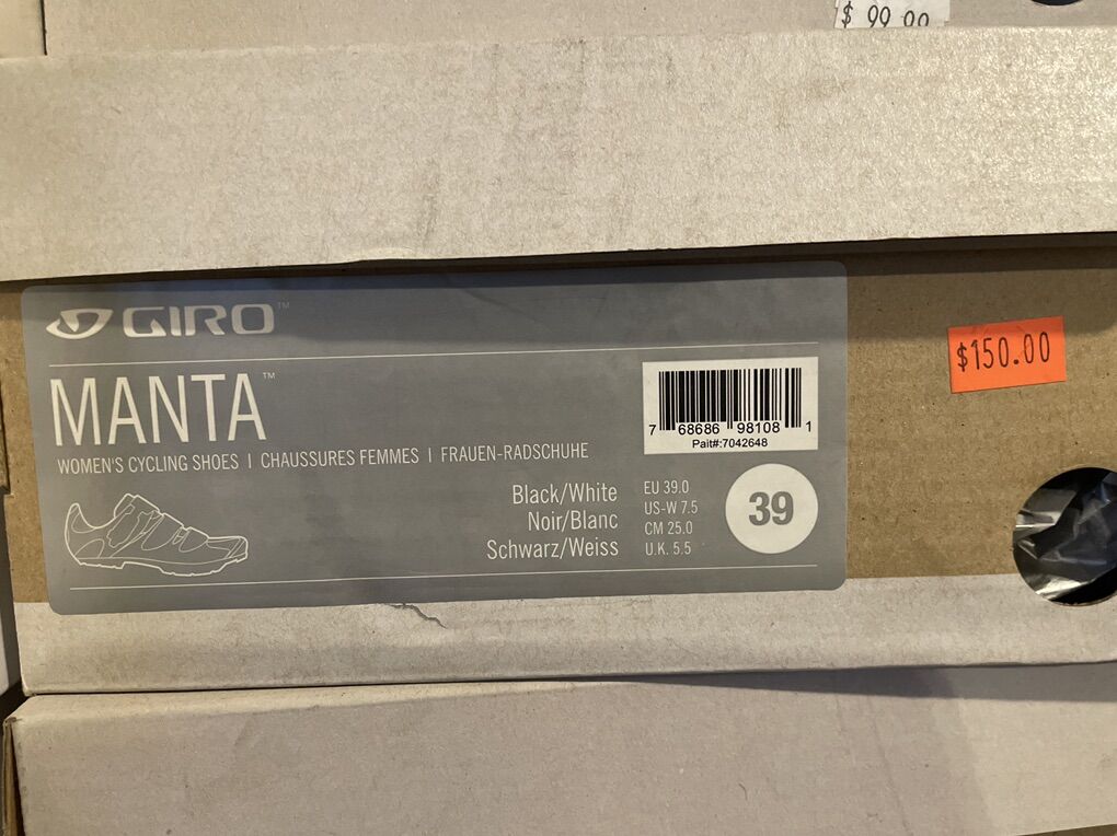 New Giro Manta Women's Shoe 7.5