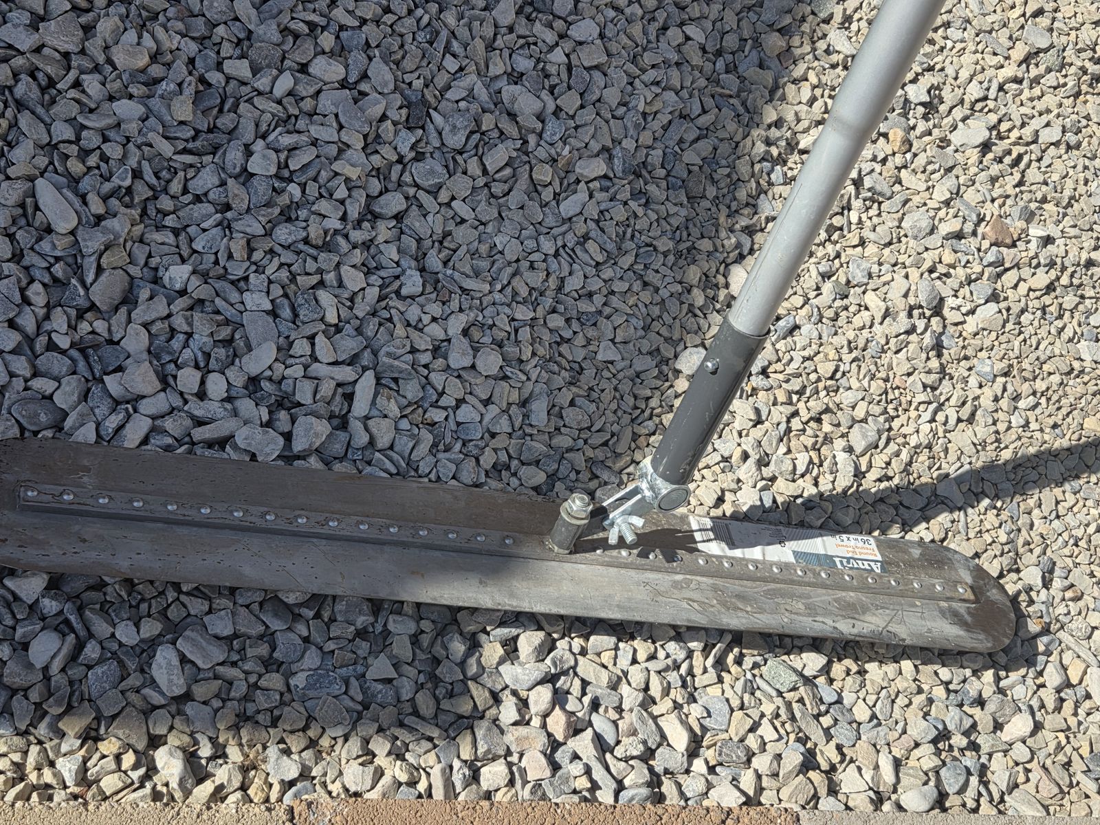12 foot cement trowel