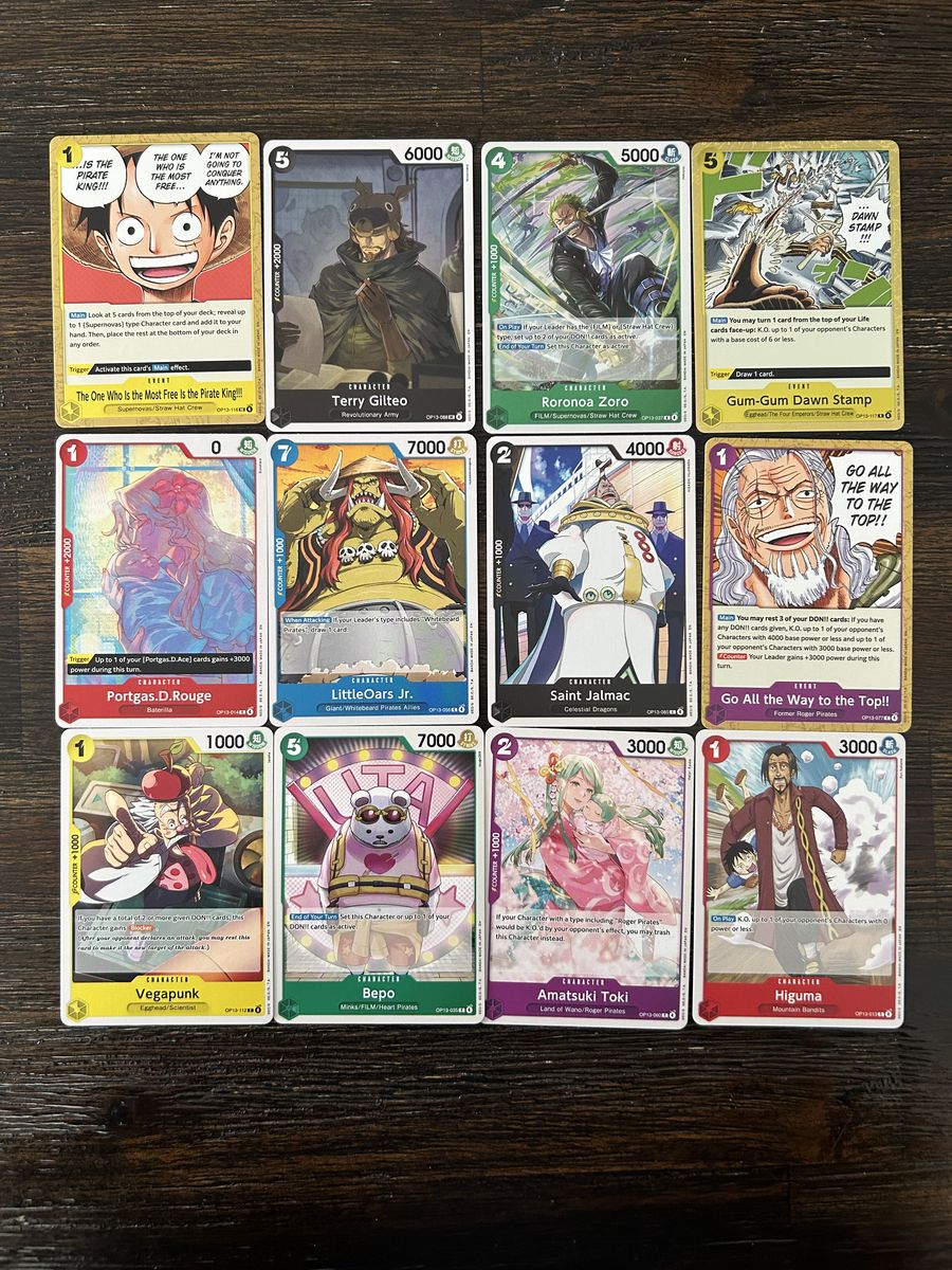 One Piece cards