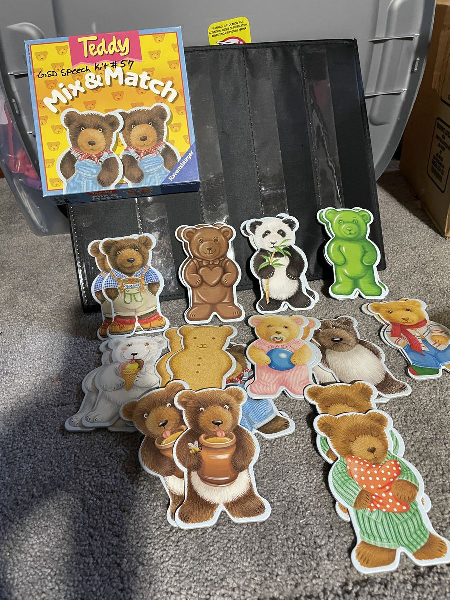 Ravensburger Teddy Mix & Match Early Learning Game