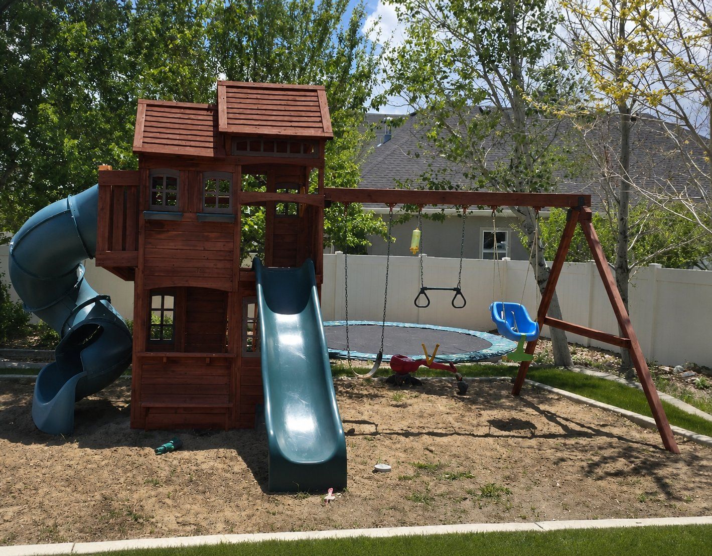 Backyard playset with delivery and installation