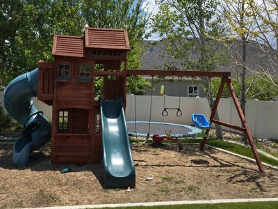 Backyard playset with delivery and installation