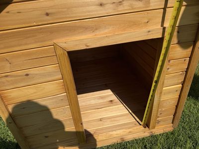 Wooden Dog House Outdoor Pet Shelter