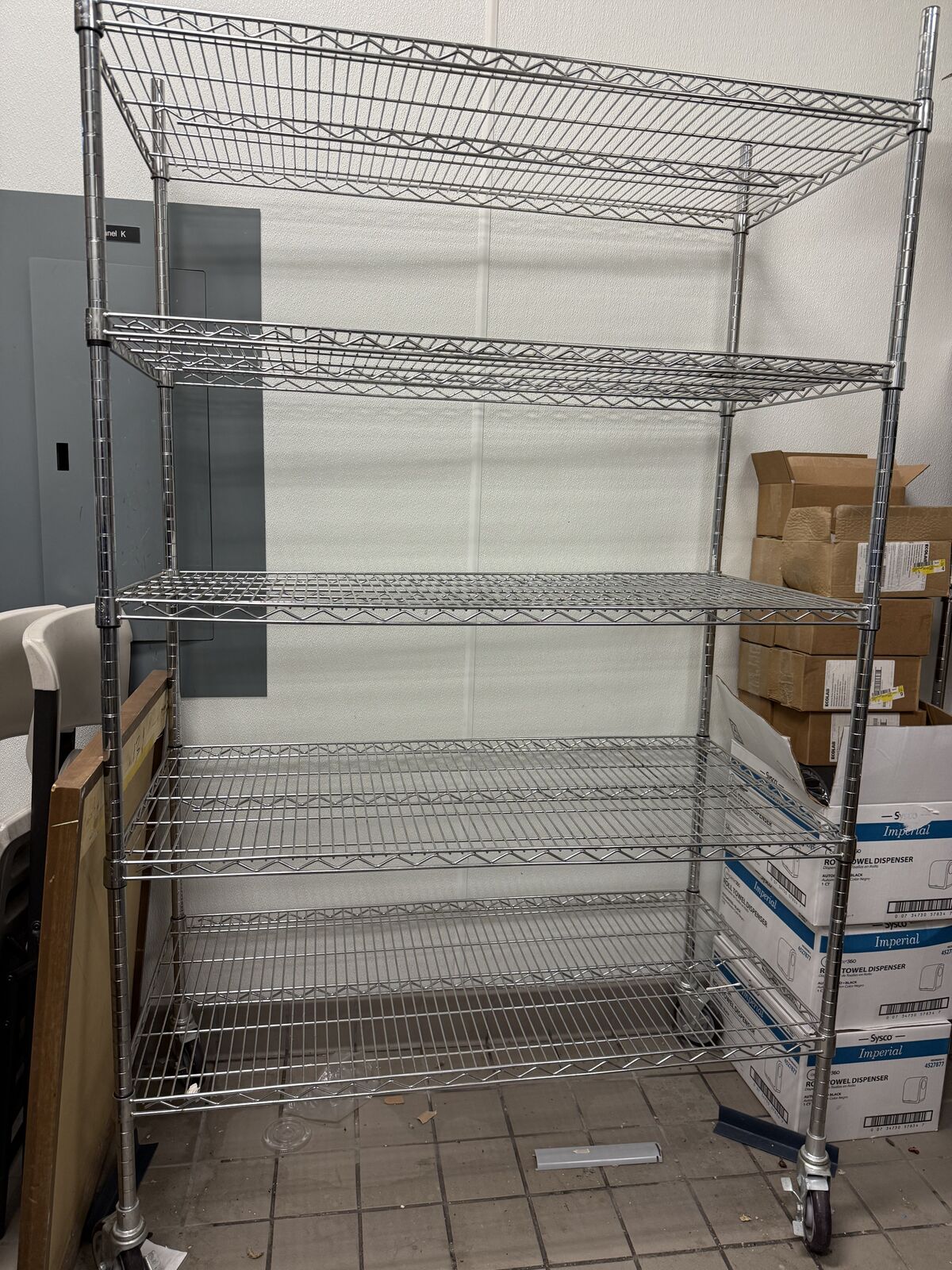 72 Tall 48 Wide Storage Shelf
