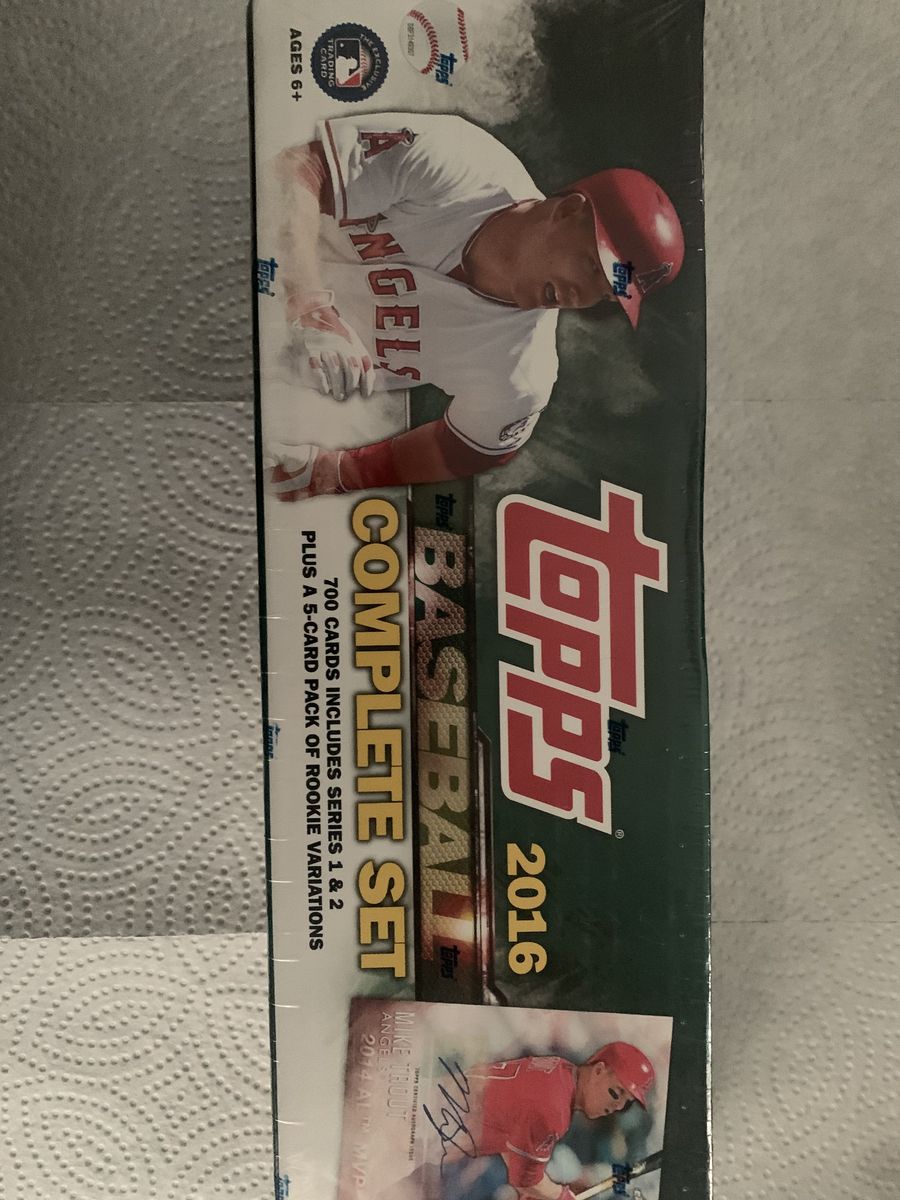 2016 Topps Baseball Factory Set Sealed Mike Trout